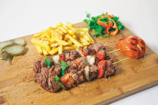 Cubes de brochette de porc